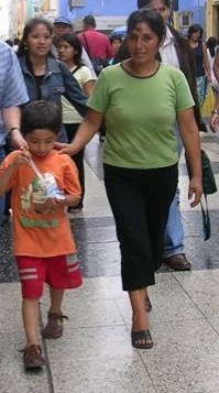 Rosa and Frances in Lima